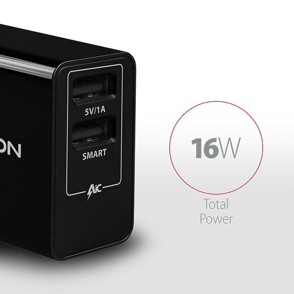Axagon ACU-DS16 mobile device charger Mobile phone, Power bank, Smartphone, Tablet, Universal Black AC Indoor – image 2
