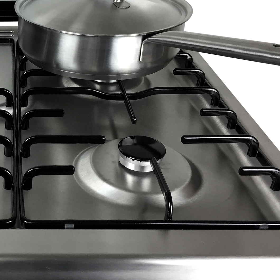 Beko FSG62110DSCS cooker Freestanding cooker Electric Gas Black, Silver – image 2
