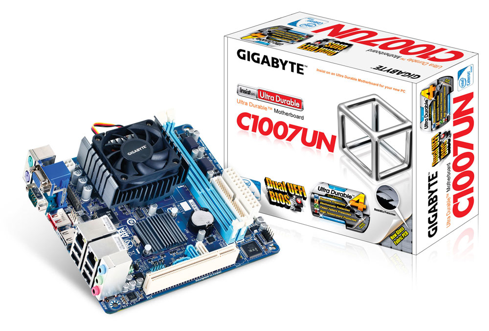 GIGABYTE GA-C1007UN motherboard Intel® NM70 Express NA (integrated CPU) mini ITX – image 4
