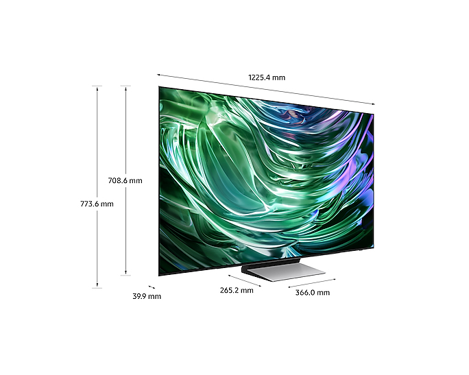 Samsung S93D 55” OLED 4K Smart TV (2024) and S50B S-Series Lifestyle Soundbar – image 4