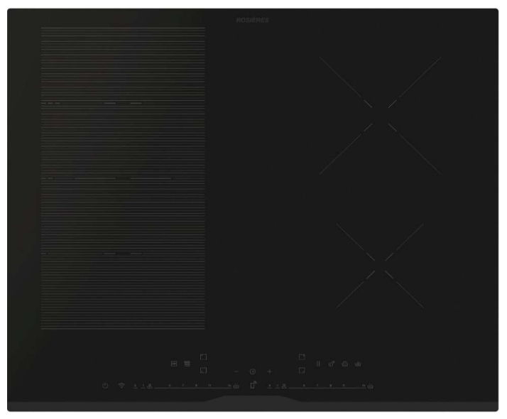 Rosieres RIF64DCS hob Black Built-in