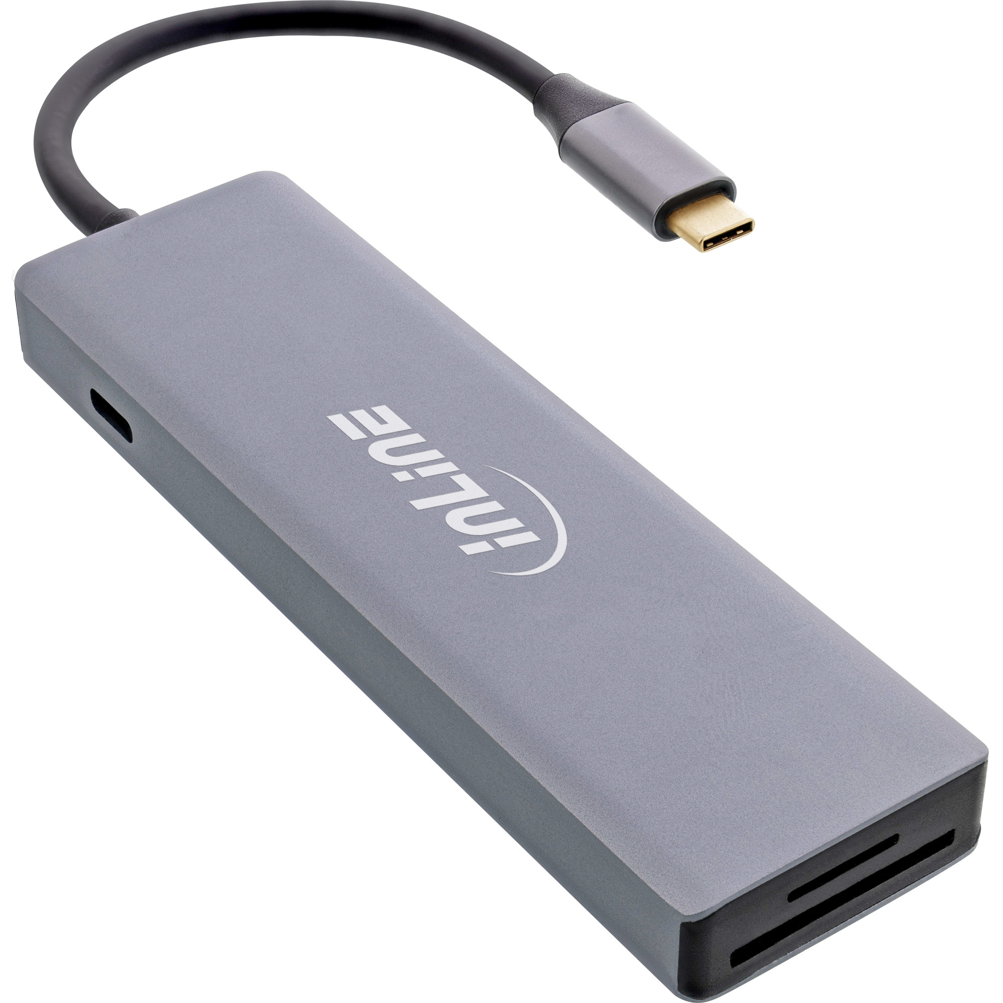 InLine USB 3.2 Type-C Multi Hub (3x USB-A + USB-C, card reader, HDMI, OTG – image 2