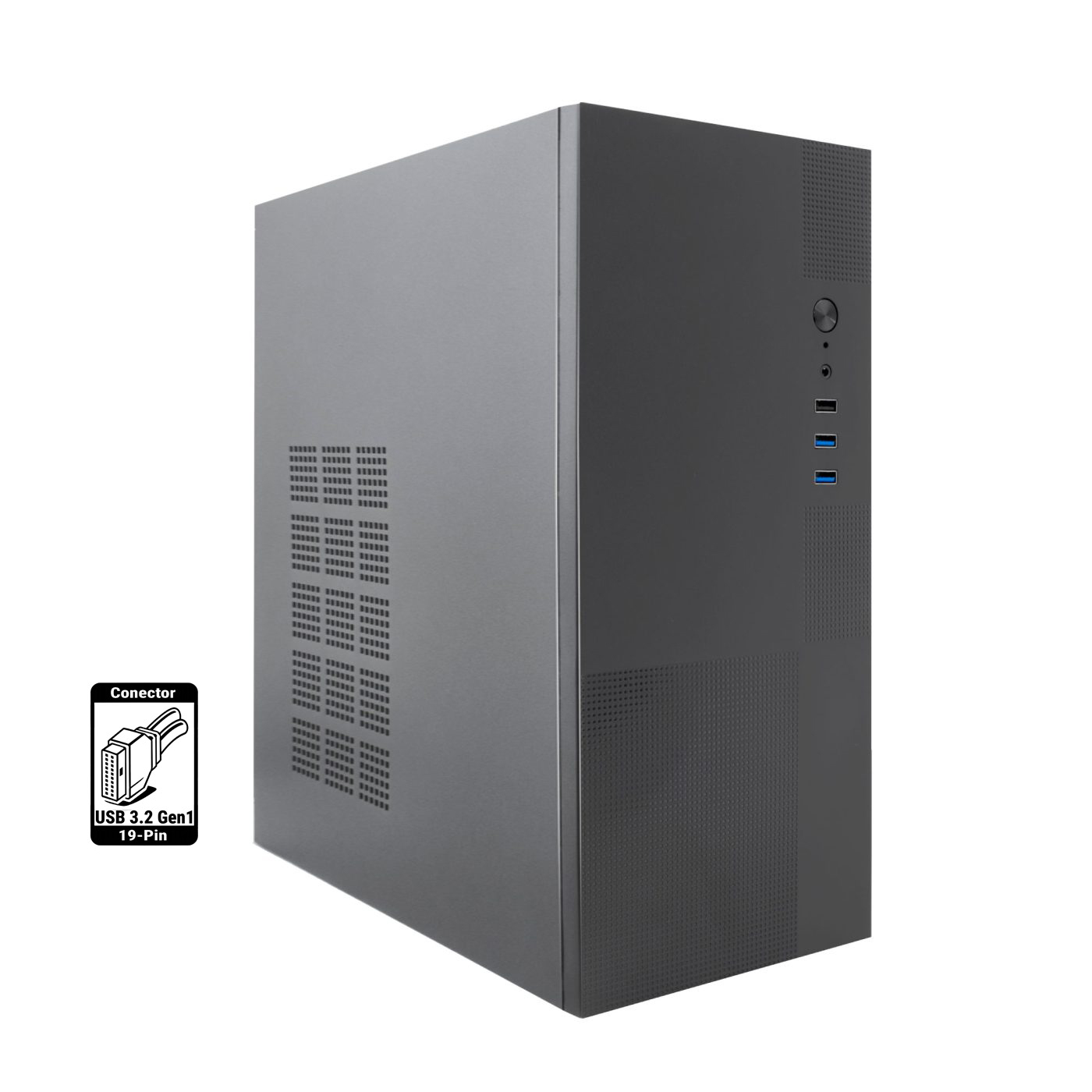 CoolBox COO-PCM440-F computer case Midi Tower Black