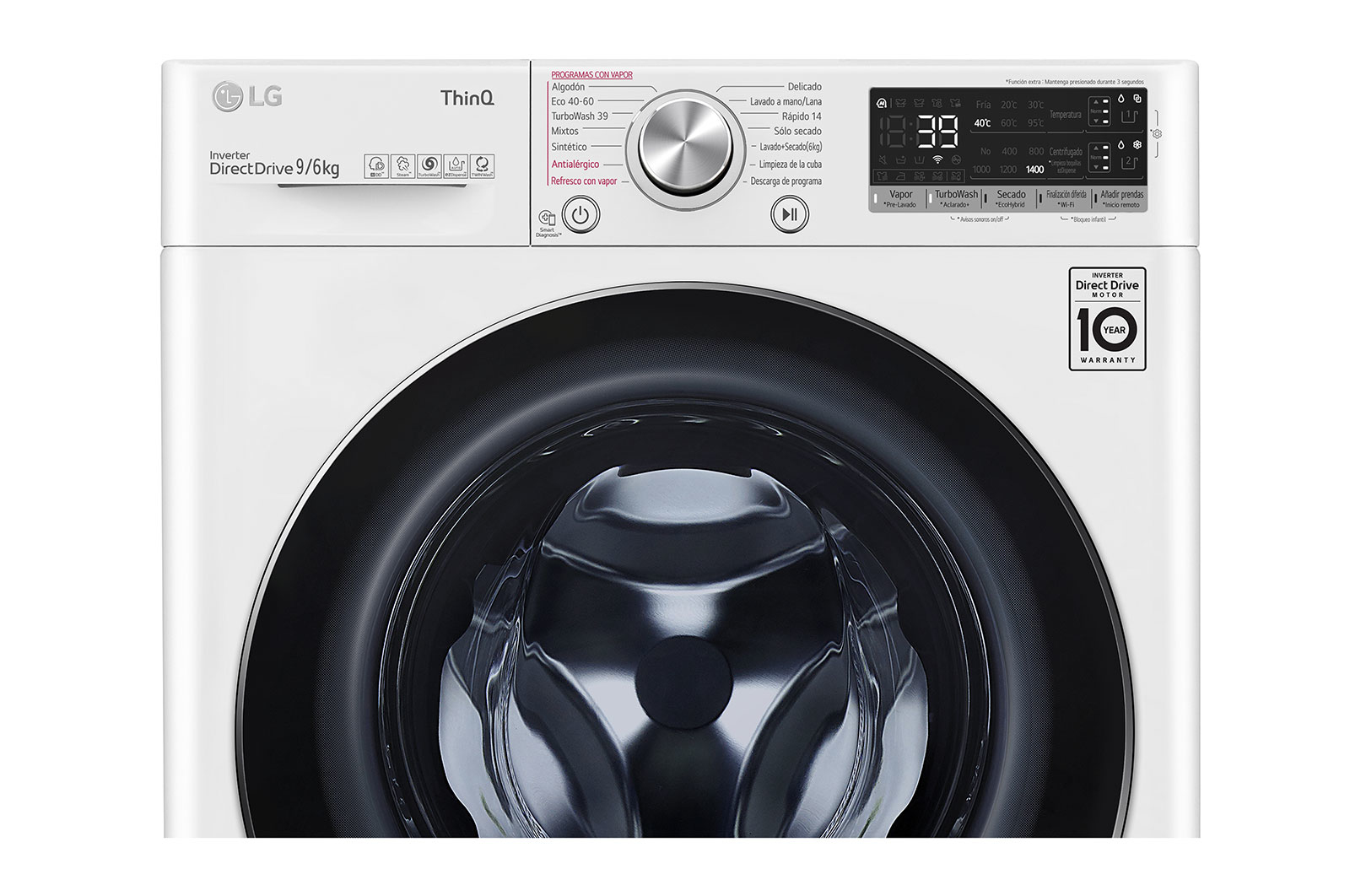 LG F4DV7509S2W washer dryer Freestanding Front-load White – image 4