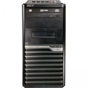 Acer Veriton M 498G Intel® Core™ i3 i3-550 2 GB DDR3-SDRAM 320 GB Intel® HD Graphics Windows 7 Professional Mini Tower PC Black, Silver