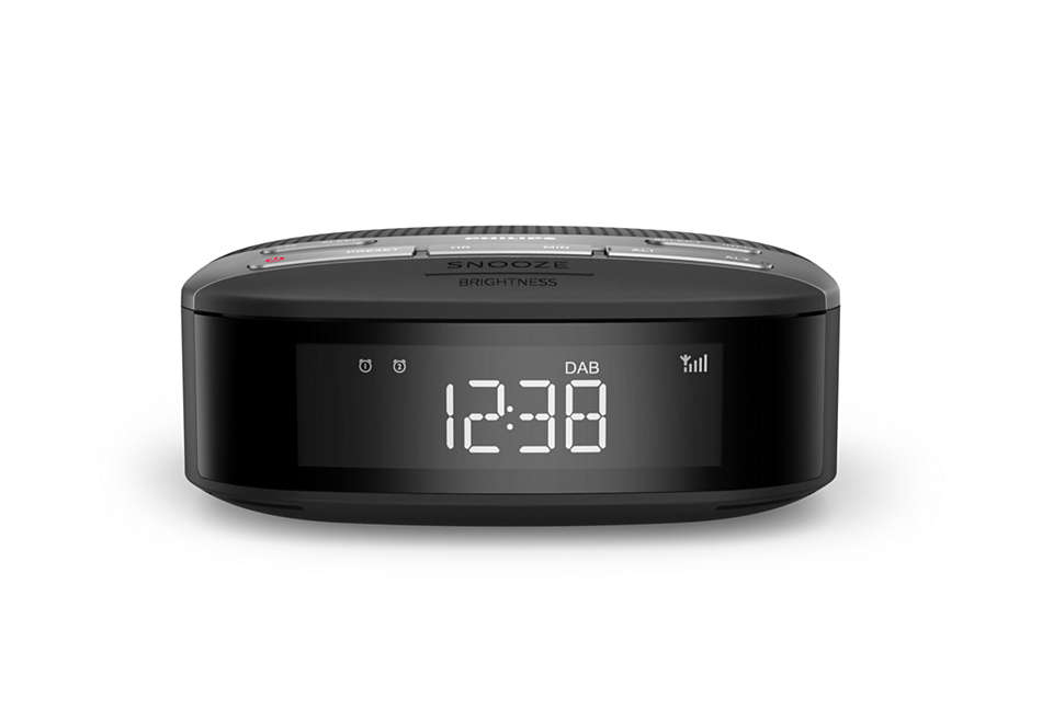 Philips TAR3505/12 radio Clock Digital Black, Grey – image 2