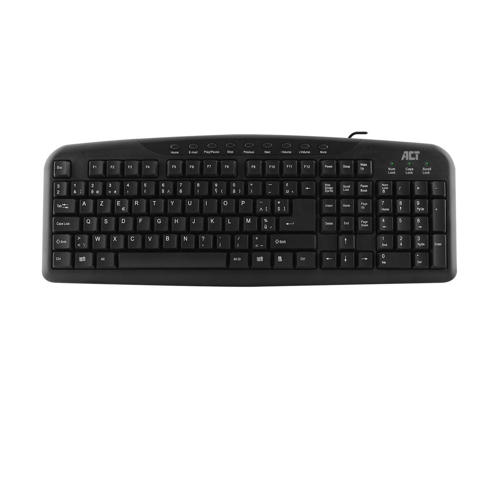 ACT USB Multimedia Keyboard (Azerty/BE layout) – image 1