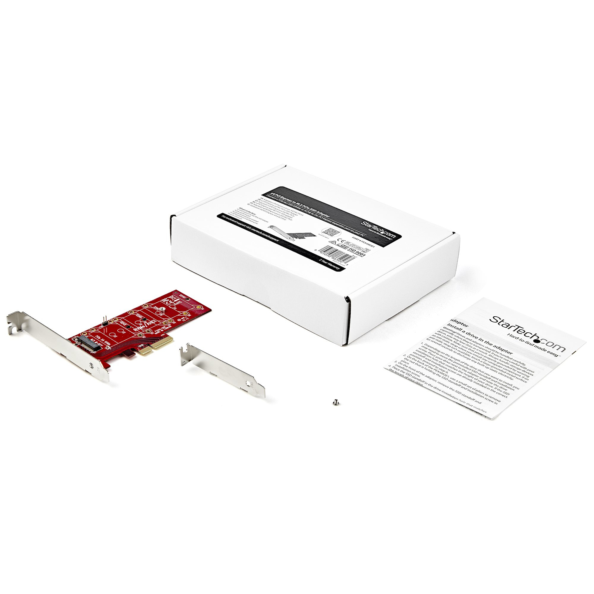 StarTech.com x4 PCI Express 3.0 to M.2 PCIe NVMe SSD Adapter - TAA – image 6