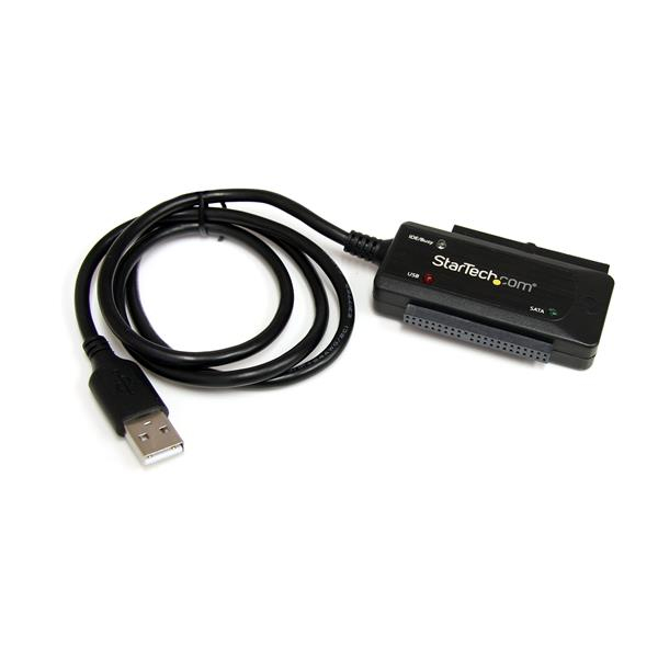 StarTech.com USB 2.0 to SATA/IDE Combo Adapter for 2.5/3.5" SSD/HDD – image 2
