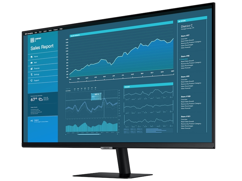 Samsung LS32AM500NNXZA computer monitor – image 3