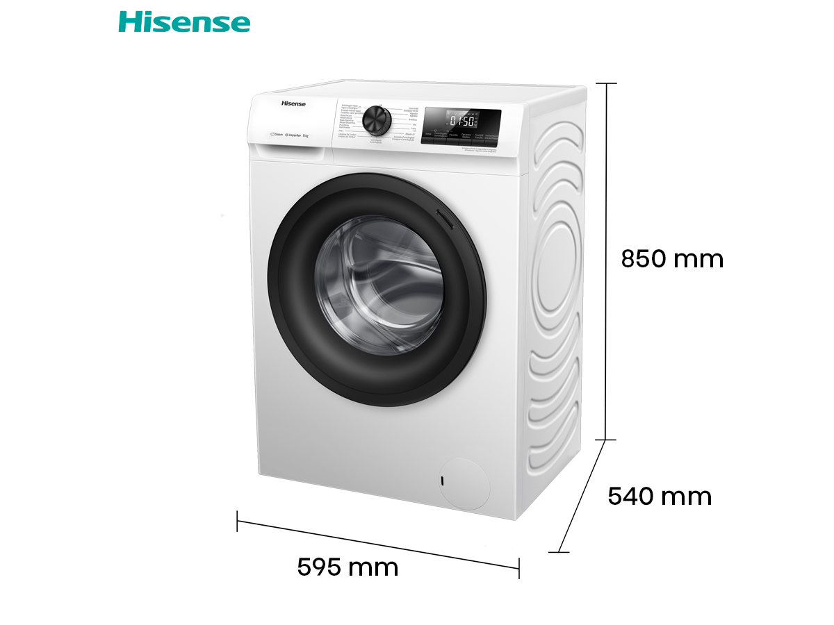 Hisense WFQP8014EVM washing machine Front-load – image 8