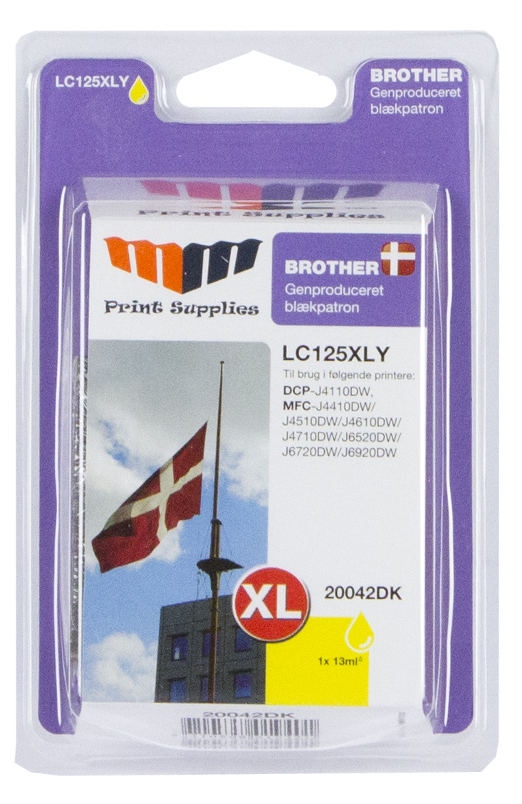 MM Yellow Inkjet Cartridge (LC125XLY)