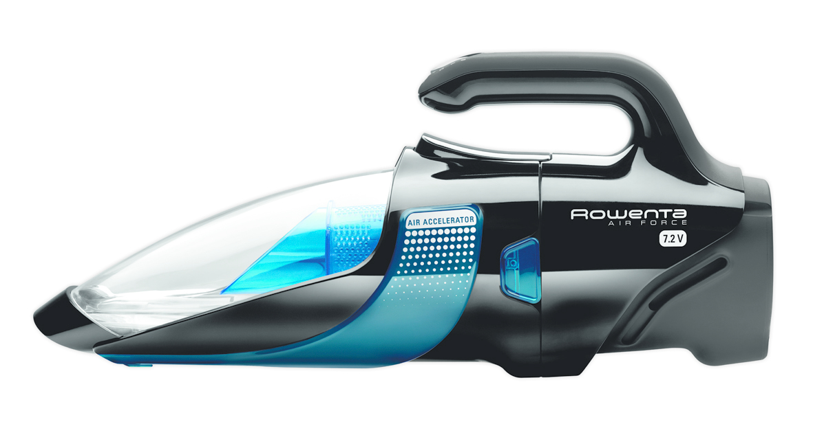 Rowenta AC912501 handheld vacuum Black, Blue Bagless