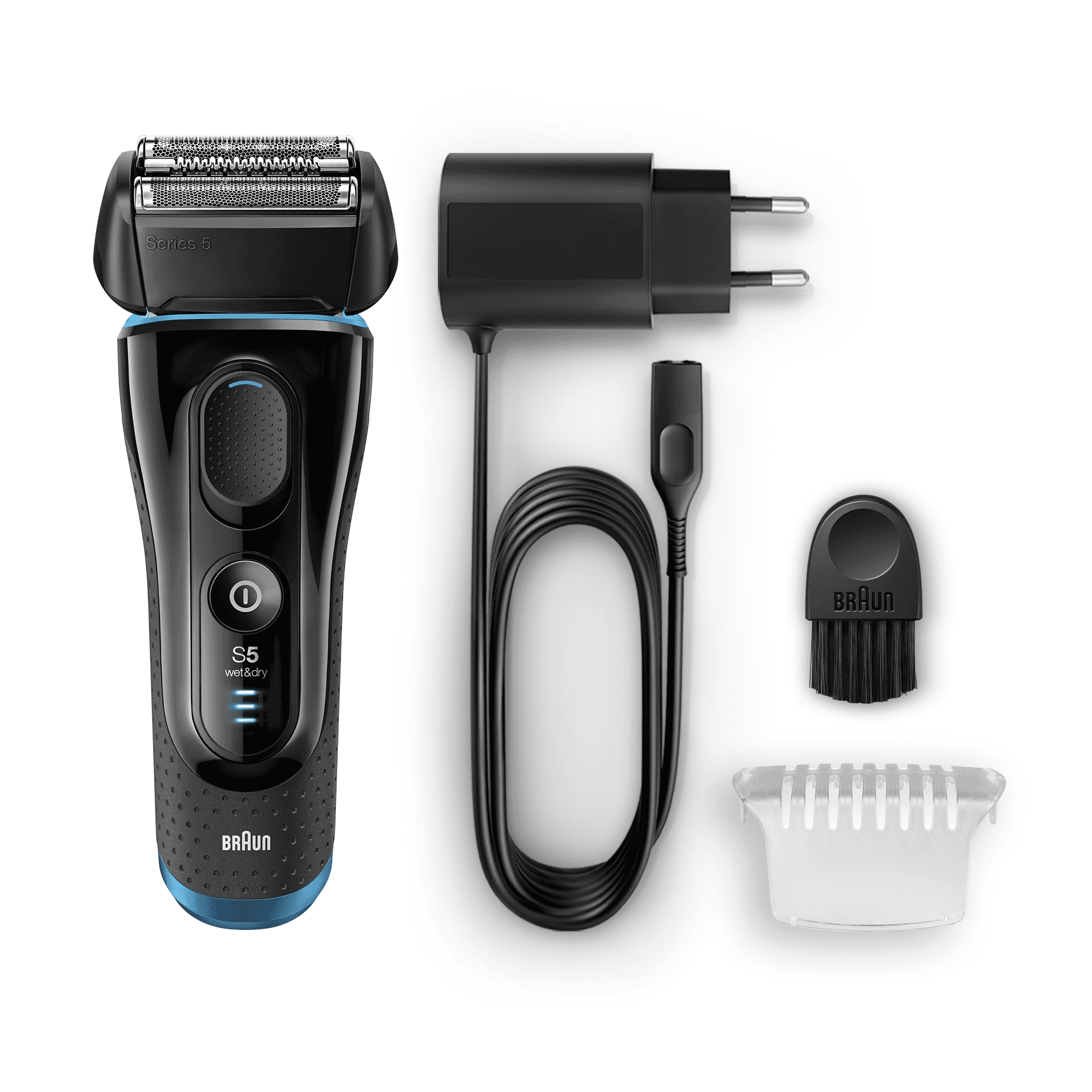 Braun Series 5 81721994 men's shaver Foil shaver Black, Blue – image 6