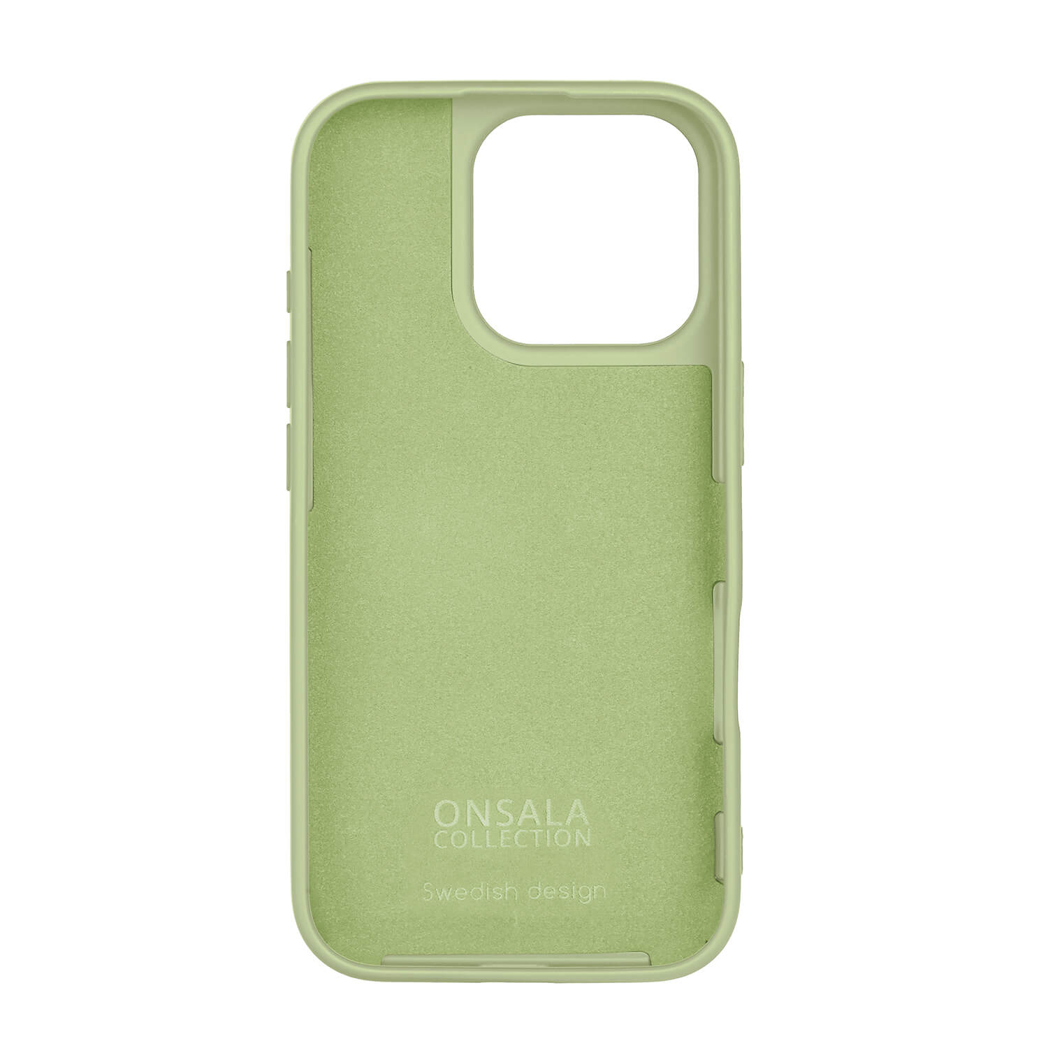 Onsala Phone Case with Silicone Feel Lime - iPhone 16 Pro – image 3