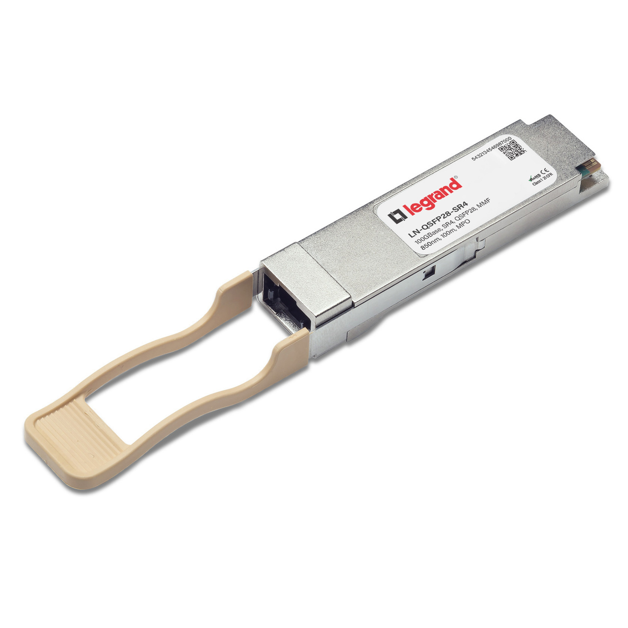Legrand LN-QSFP28-SR4 network transceiver module Fiber optic 100000 Mbit/s 850 nm