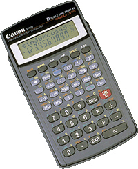 Canon F-720 calculator Scientific Grey