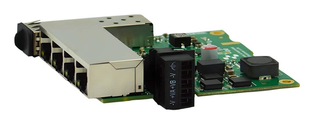 Brainboxes Embedded 1 SFP & 4 Port Gigabit Ethernet Switch