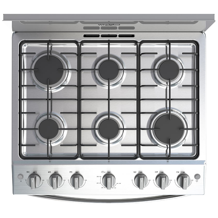 Whirlpool WFR3200D cooker Freestanding cooker Gas Grey – image 7