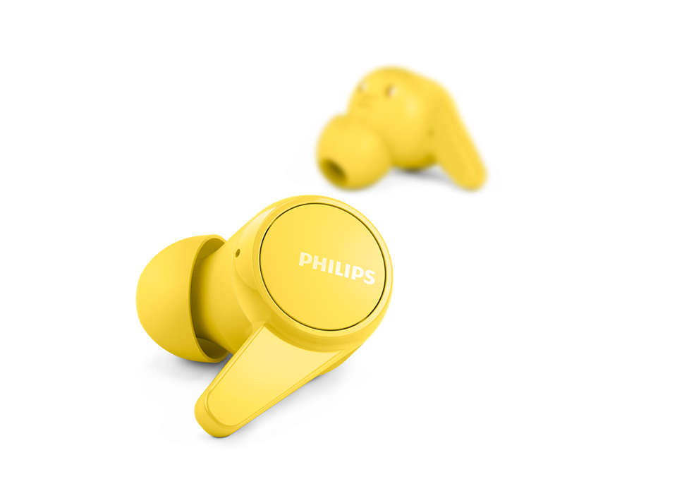 Philips 1000 series TAT1207YL/00 headphones/headset Wireless In-ear Bluetooth Yellow – image 3