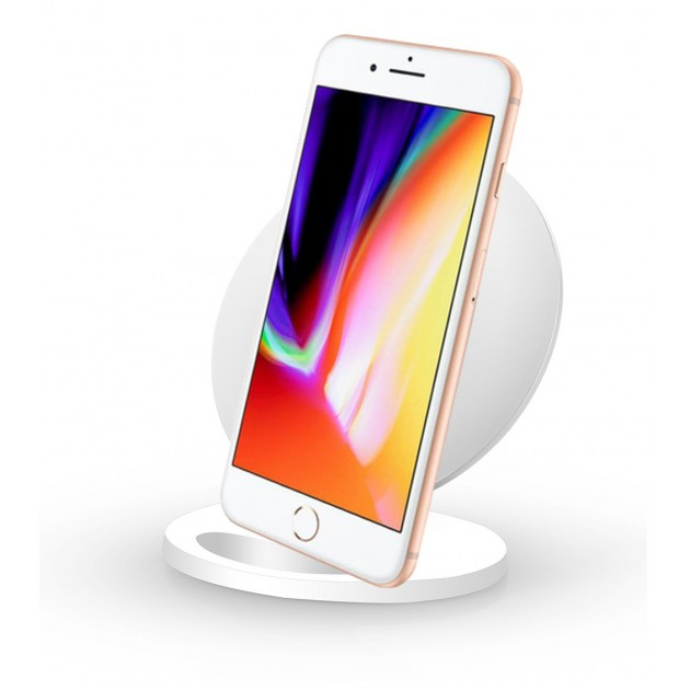 Techly I-CHARGE-WRQ-5WH mobile device charger Smartphone, Tablet White USB Wireless charging Indoor – image 4