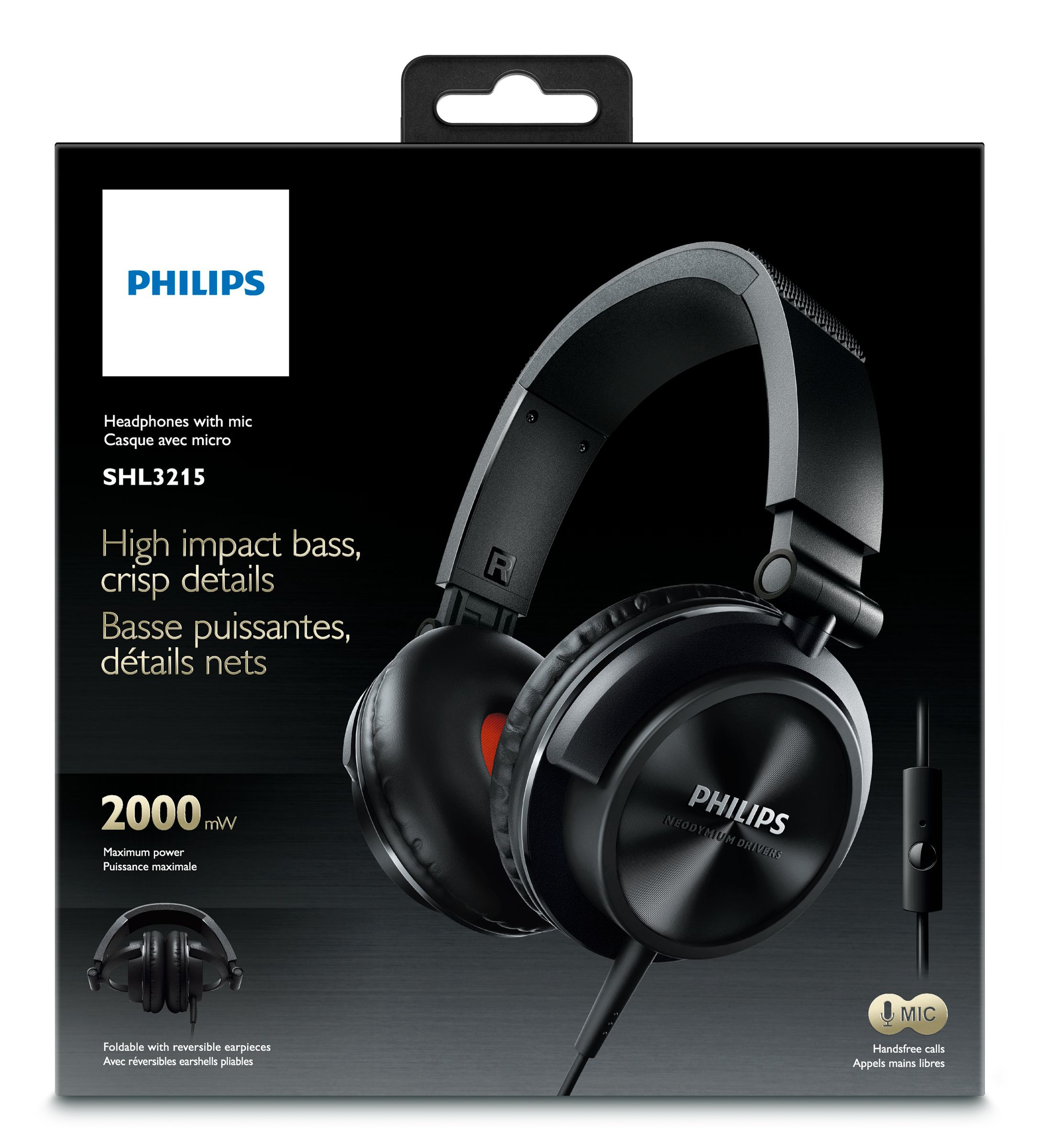 Philips SHL3215BK/00 headphones/headset Wired Head-band Black – image 3