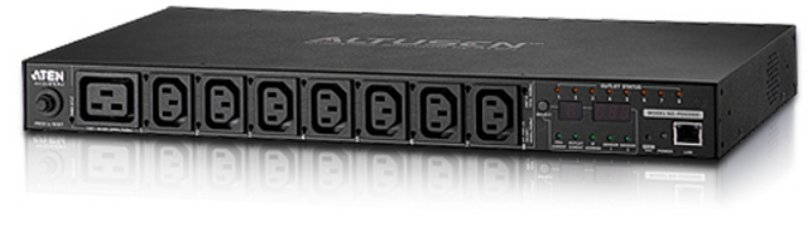 ATEN PE6208 power distribution unit (PDU) 8 AC outlet(s) 1U Black – image 1