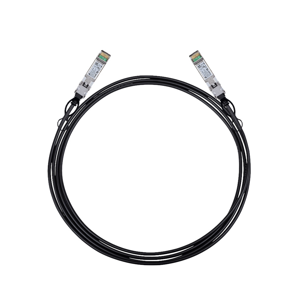 TP-Link TL-SM5220-3M V1 - 10GBase direct attach cable - SFP+ (M) to SFP+ (M) - 3 m - twinaxial - passive