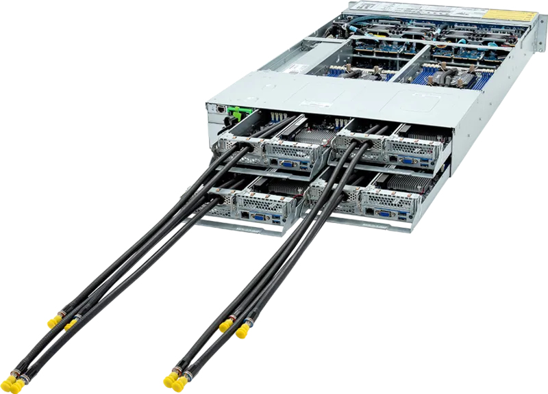 GIGABYTE H263-S63-LAN1 Intel C741 LGA 4677 (Socket E) Rack (2U) Black, Steel