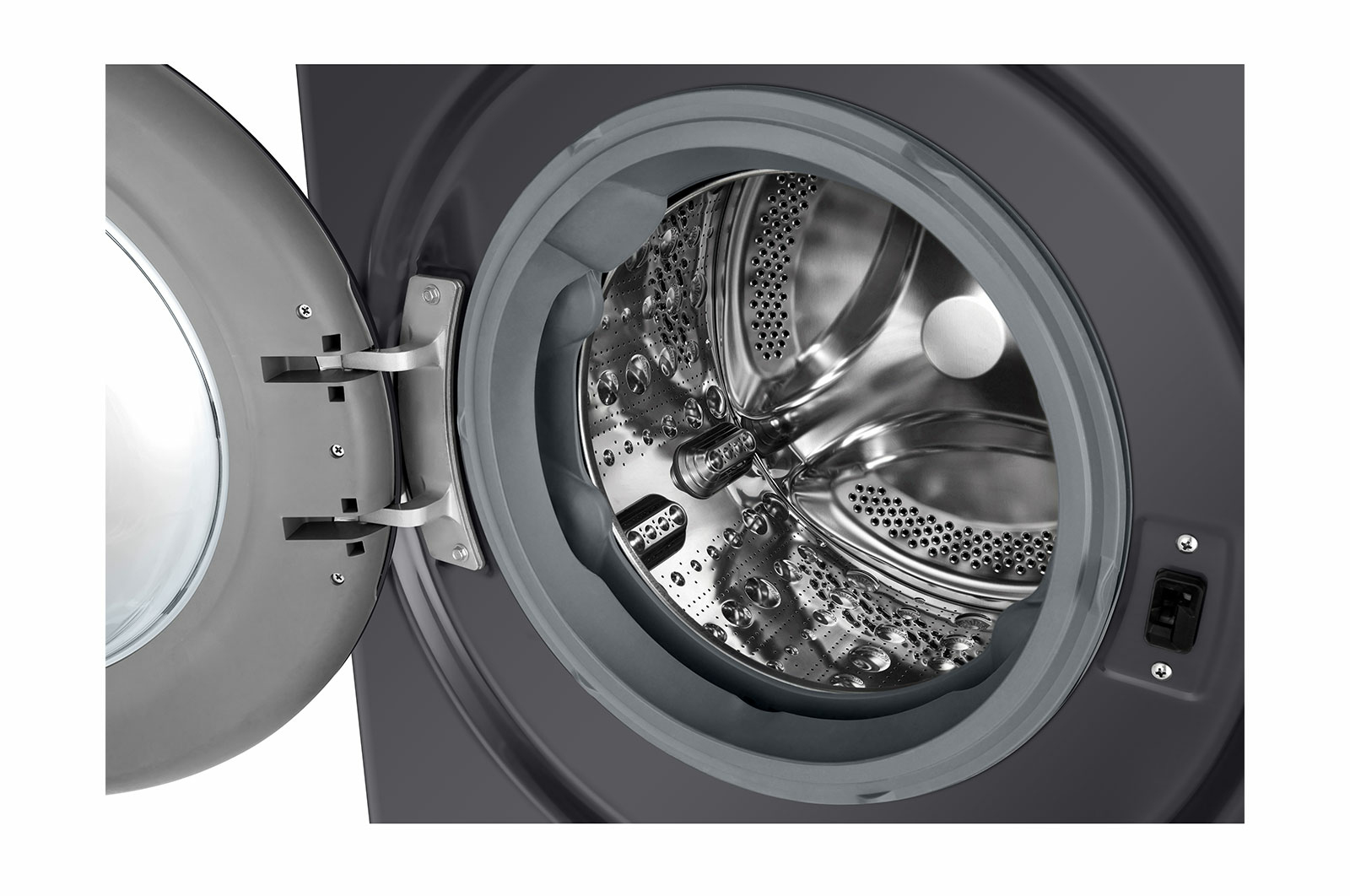 LG F4Y5VRPYJ washer dryer Freestanding Front-load Silver – image 3
