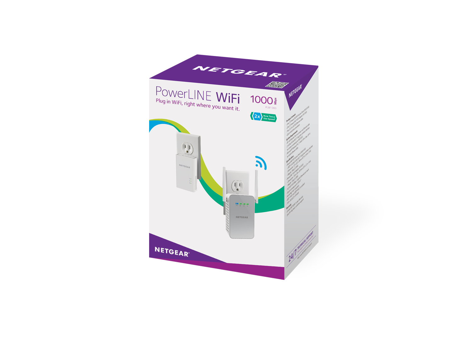 NETGEAR PowerLINE 1000 + WiFi – image 2