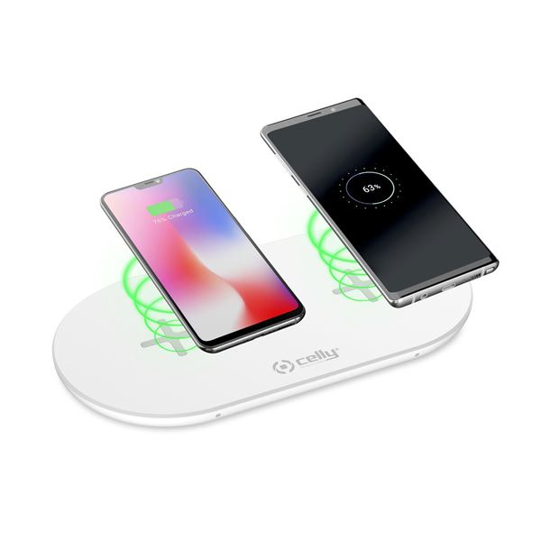 Celly WL2FASTPADWH mobile device charger Smartphone White AC Indoor – image 1