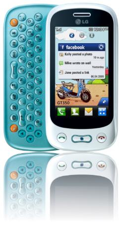 LG GT350 7.62 cm (3") Single SIM 950 mAh Blue, White – image 3