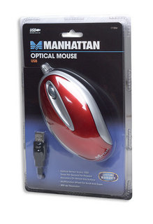 Manhattan 171854 mouse Office USB Type-A Optical 800 DPI – image 2