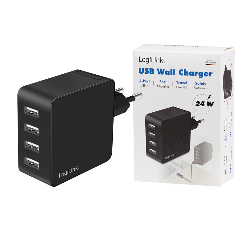 LogiLink PA0336 mobile device charger Universal Black AC Fast charging Indoor – image 5