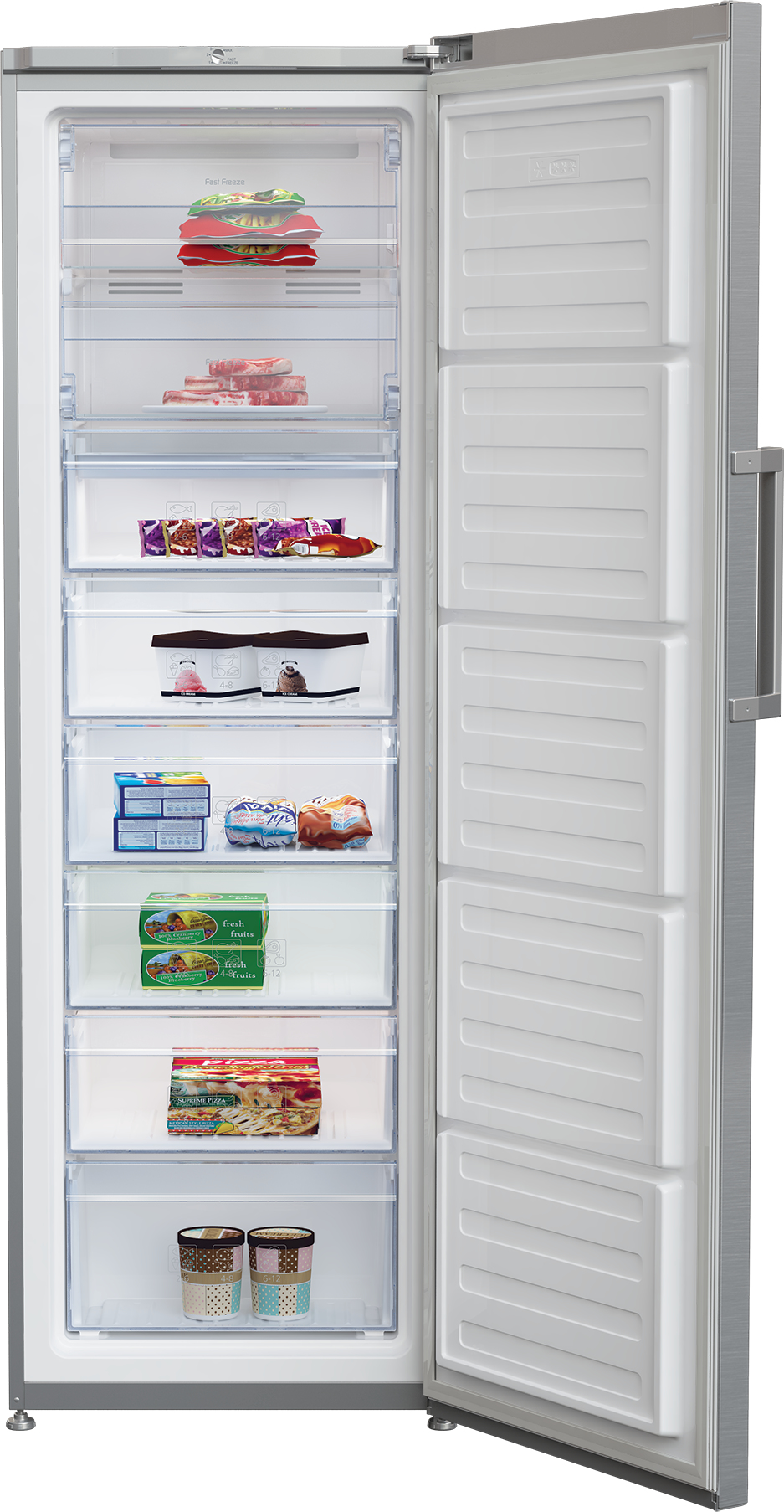 Beko RFNE312K31XBN freezer Upright freezer Freestanding – image 3