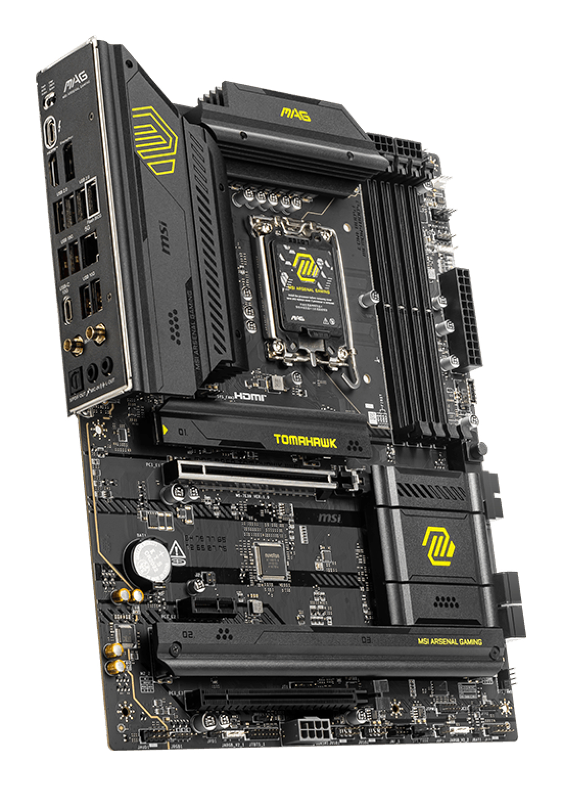 Tarjeta Madre MSI MAG B860 TOMAHAWK WIFI - Socket 1851 - 4xDDR5 - 4800/6400/9200MHz - HDMI - DisplayPort - ATX - MAG B860 TOMAHAWK WIFI