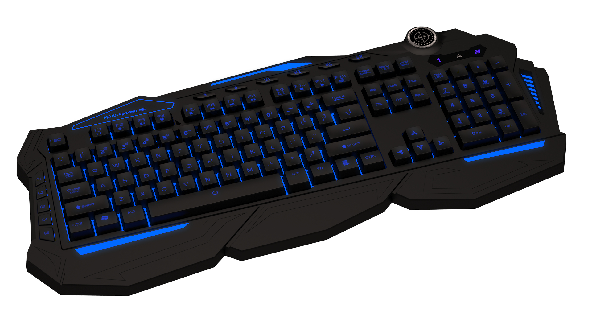 Mars Gaming MK3 keyboard USB Black – image 8