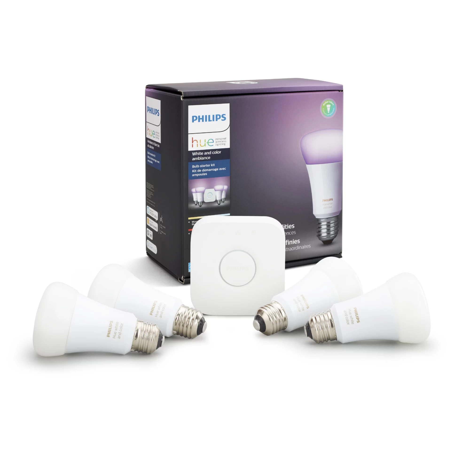 Philips by Signify Philips Hue White and colour ambience 046677471965 smart lighting Smart bulb Bluetooth/Zigbee – image 1
