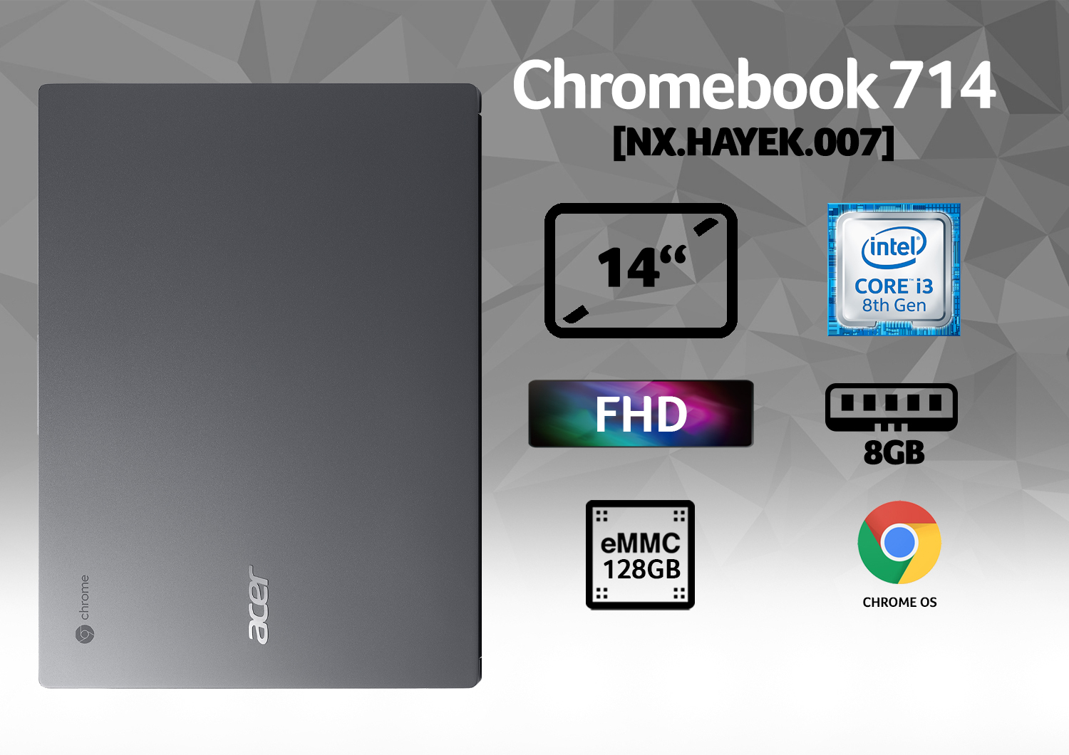 Acer Chromebook CB714-1W-390Y Intel® Core™ i3 i3-8130U – image 9