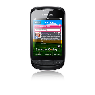 Samsung GT-S3850 7.98 cm (3.14") 102 g Black, White – image 1