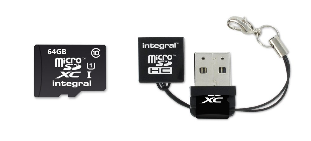 Integral INMSDX64G10-40NAUSBR card reader USB Black