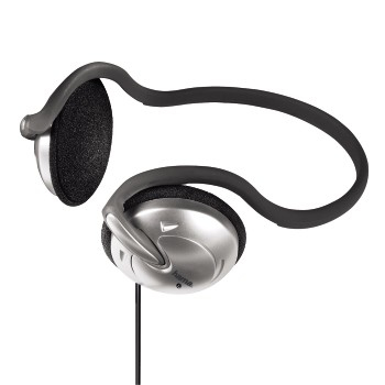 Hama HK-220 Headphones Wired Ear-hook Black, Silver