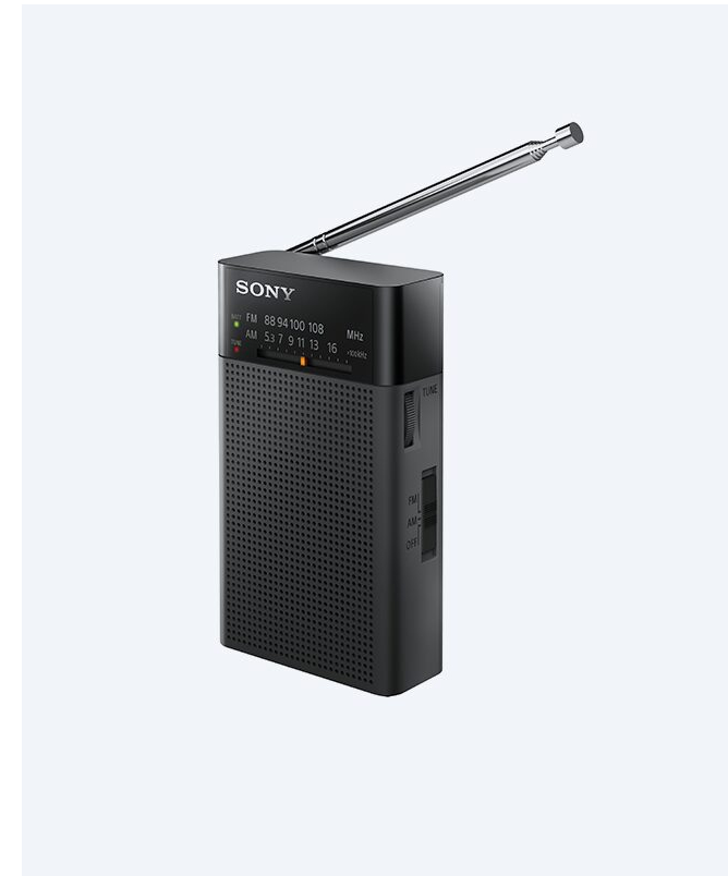 Sony ICF-P27 - Portable radio - 100 mW