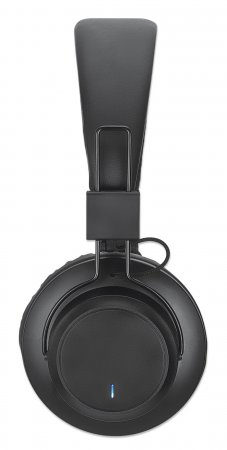 Manhattan Sound Science Wired/Wireless On-ear Stereo Headset - Black - Binaural - Circumaural - 1000 cm - Bluetooth - 32 O