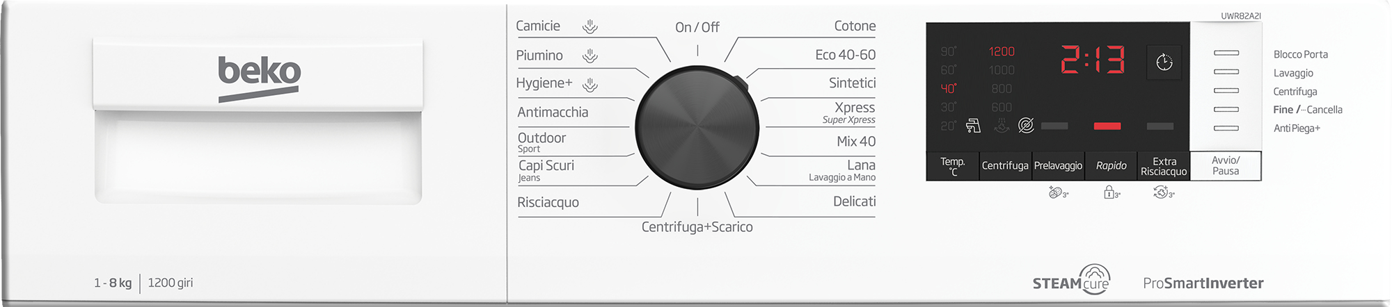 Beko UWR82A2I washing machine Front-load – image 5
