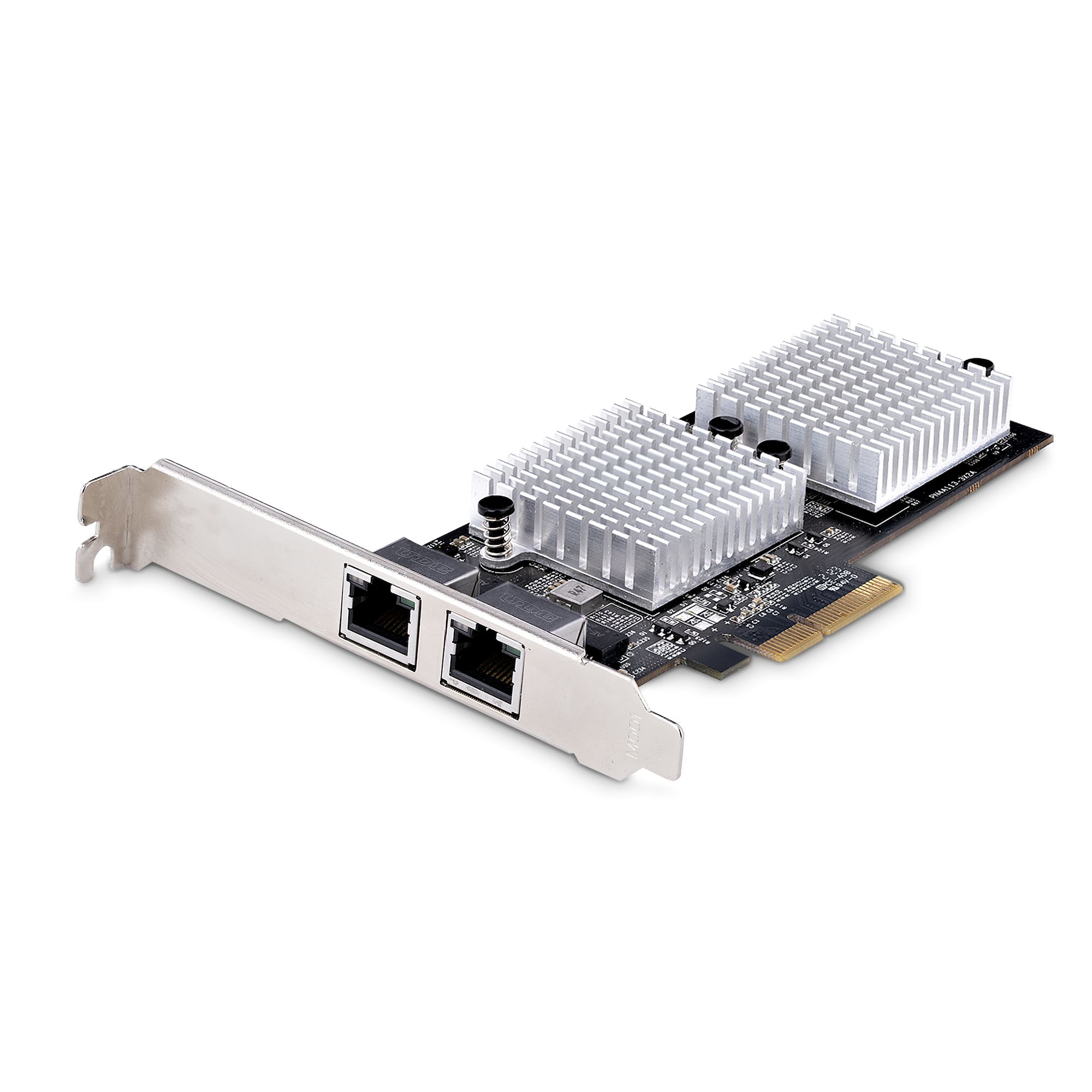 StarTech.com 2-Port 10GbE PCIe Network Adapter Card, Network Card for PCs/Servers, Six-Speed PCIe Ethernet Card with Jumbo Frame Support, NIC/LAN Interface Card