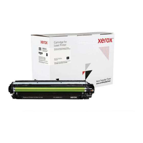 Xerox Black Standard Yield Everyday Toner, replacement for HP CE340A, CE270A, CE740A