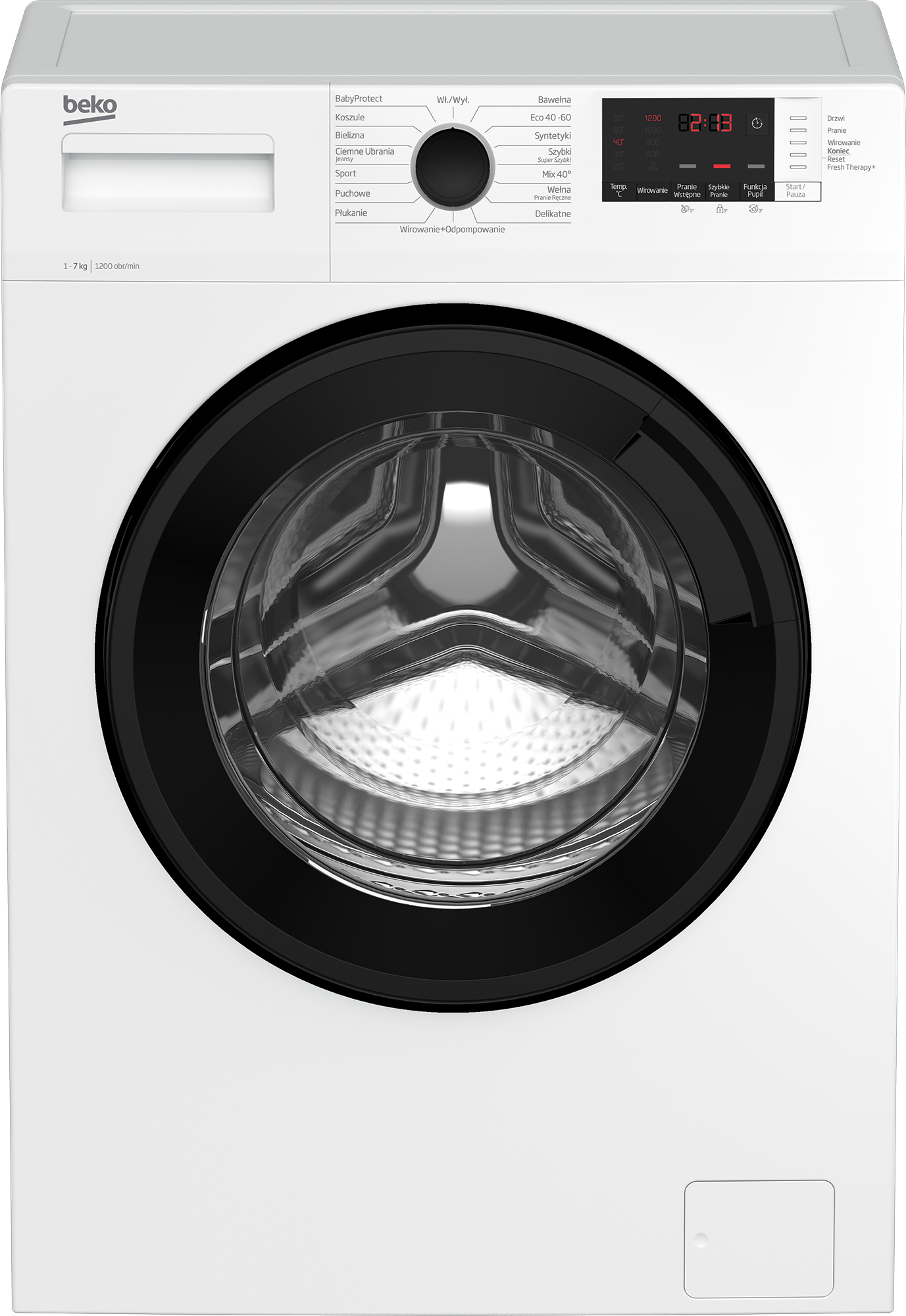 Beko WUE7612XBWPT — vue 1 sur 5