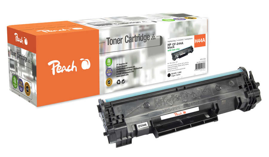 Peach PT1110 toner cartridge 1 pc(s) Compatible Black